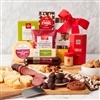 Holiday Gourmet Cutting Board Gift Set | Premium Meat, Cheese & Sweet Treats