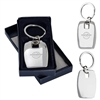 Messina Key Chain | Custom Laser Engraved Chrome Keychain