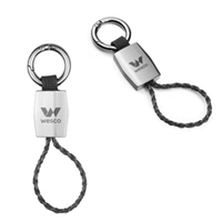 EdgeLine Wristlet Keychain Laser Engraved | Custom Promotional Keychains
