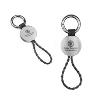 CircleEdge Wristlet Keychain Laser Engraved | Custom Promotional Keychains