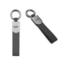 PrestigeLeather Wristlet Keychain Laser Engraved | Luxury Promotional Keychains