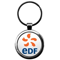 Gunmetal Anello Key Chain | Custom Laser Engraved Metal Keychain