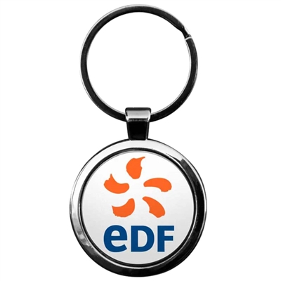 Gunmetal Anello Key Chain | Custom Laser Engraved Metal Keychain