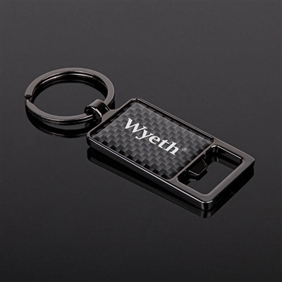 Saugus Key Chain Bottle Opener | Custom One Color Logo Imprint
