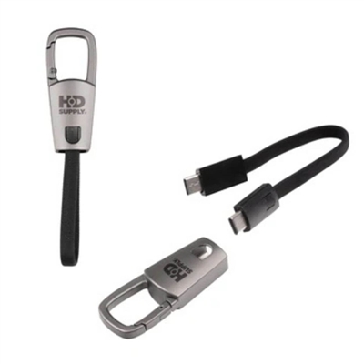 LinkPro Type-C Keychain Laser Engraved | Custom USB-C Charging Keychain