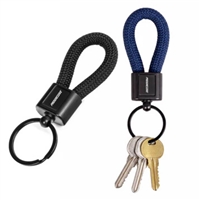 MatteLoop Braided Key Ring Laser Engraved | Custom Promotional Keychains