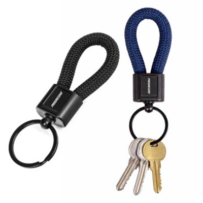 MatteLoop Braided Key Ring Laser Engraved | Custom Promotional Keychains