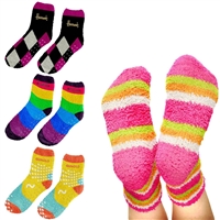 Soft Non-Slip Jacquard Grip Socks | Custom Logo Promotional Socks