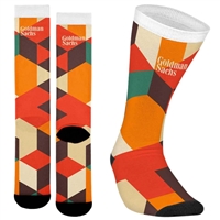 Jacquard Knit Dress Socks | Custom Promotional Logo Socks