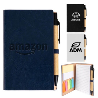 Traveler's Ultra Hyde Journal Set One Color Imprint | Custom Promotional Notebook Sets