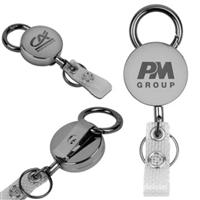 RetractX Carabiner Badge Reel | Custom Laser Engraved ID Holder