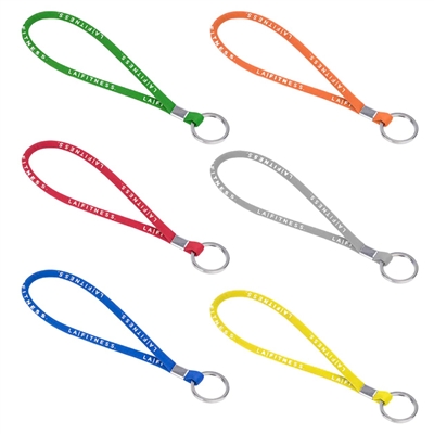 Detail Key Cord Wrist Band | Custom Woven Promotional Wristbands
