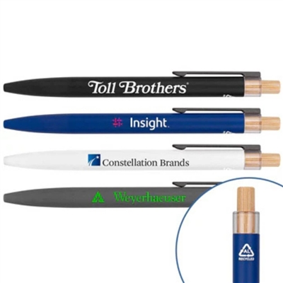 Empire Recycled Aluminum Pen Full Color Imprint | Custom Eco-Friendly Promotional Pens