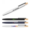 EcoRubber Grip Pen Full Color Imprint | Custom Recycled Aluminum Promotional Pens