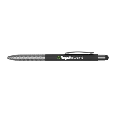 Custom DiamondGrip Aluminum Stylus Pen | Full Color Logo Pens