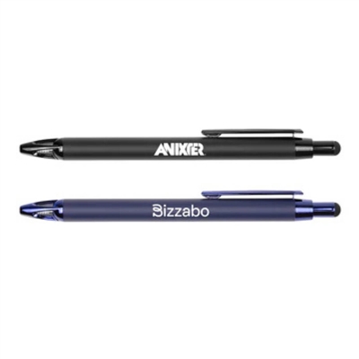 Custom V-Motion Aluminum Stylus Pen | Full Color Logo Pens
