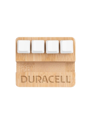 Bamboo Stand & Keypad Stress Reliever | Custom Laser Engraved Gifts