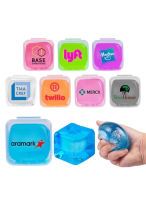 SqueeDoh Sensory Cube | Custom Stress Relief Cube with Logo