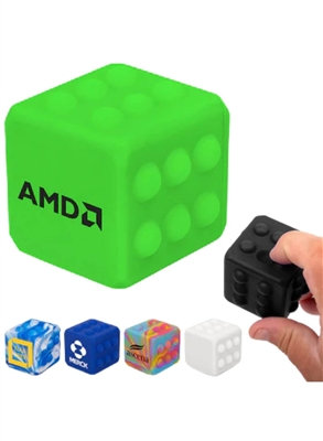 Custom Popper Cube | Promotional Sensory Fidget Cube with Logo