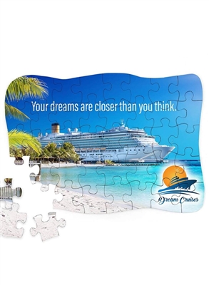 Custom 40 Piece Jigsaw Puzzle | Full Color Promotional Puzzle with Logo