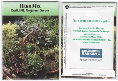 Herb Mix Personalized Seed Packets