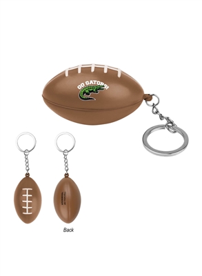 Football Stress Reliever Keychain | Full Color Digibrite Custom Imprint