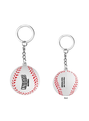 Baseball Stress Reliever Keychain | Custom Pad Print Promotional Item