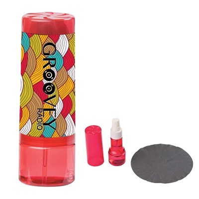 Custom Screen Cleaner Spray | 1 oz. with Microfiber Cap with Full Color
