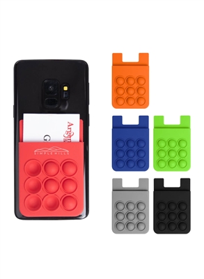 Push Pop Phone Wallet | Custom Silicone Fidget & Card Holder