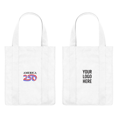 America250 Non-Woven Shopper Tote Bag | Custom Promotional Tote