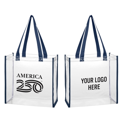 America250 Clear EVA Tote Bag | Official Licensed Promotional Merchandise