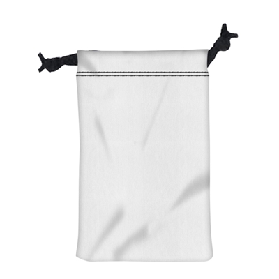 Custom Sunglass Pouch | Polyester Drawstring Bag with Custom Full Color Imprinted Logo