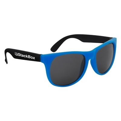 Kapowski Rubberized Sunglasses | Custom Silk Screen Imprint | UV400 Eyewear