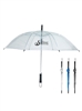 Clear Umbrella 46" Arc | Automatic Open POE Umbrella | Promotional Giveaway