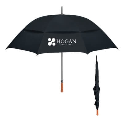 Windproof Vented Umbrella 68" Arc | Eco-Friendly RPET Umbrella