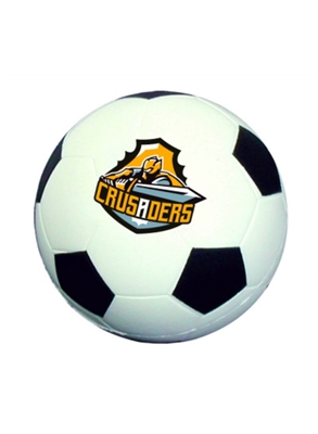 Soccer Ball Shape Stress Reliever | Full Color Digibrite Custom Imprint