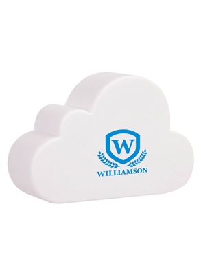 Cloud Shape Stress Reliever | Custom Silk Screen Foam Giveaway