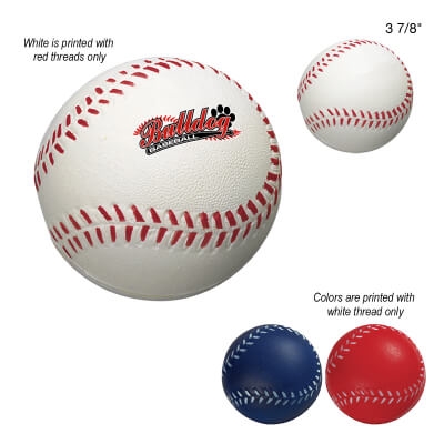 Baseball Shape Stress Reliever | PU Foam Squeeze Toy for Stress Relief