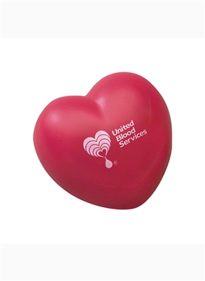 Heart Shape Stress Reliever | Custom Pad Print Promotional Item