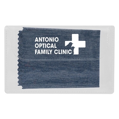 Heathered Screen Cleaning Cloth | Custom Tech Giveaway with Silk Screen Imprint