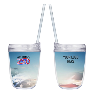 America250 12 Oz Tritan Tumbler | Official Licensed Promotional Merchandise