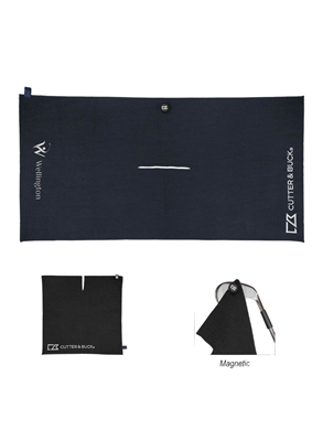 Cutter & Buck RPET Magnetic Golf Towel | Eco-Friendly & Embroidered
