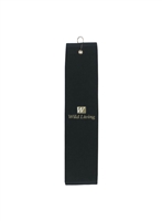 Custom Tri-Fold Golf Towel with Embroidery | Cotton Golf Towel