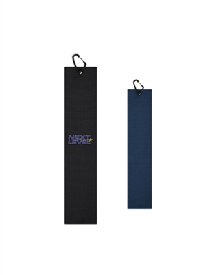 Devant Trifold Microscrubber Towel | Embroidered Logo | Promotional Golf Towel