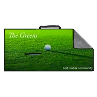 Devant Rival Microfiber Towel | 4-Color Process Golf Towel | Custom Golf Accessory