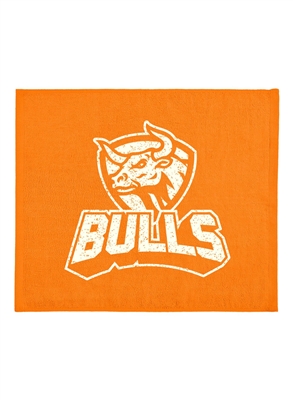 Cotton Velour Rally Towel | Silk-Screen Distressed Imprint | Team Spirit Giveaway