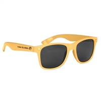 Custom Malibu Sunglasses with Silk Screen Logo | UV400 Protection