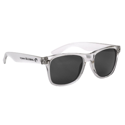 Translucent Malibu Sunglasses | UV400 Protection & Vibrant Branding