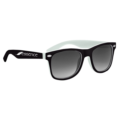 Two-Tone Promotional Sunglasses | UV400 Lenses & Custom Silk Screen Logo