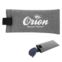 Brighton Eyewear Pouch | Promotional Heathered Glasses Case with Silk Screen Imprint